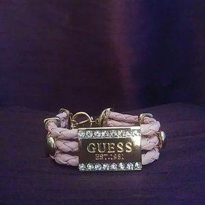 Pink rope Guess bracelet